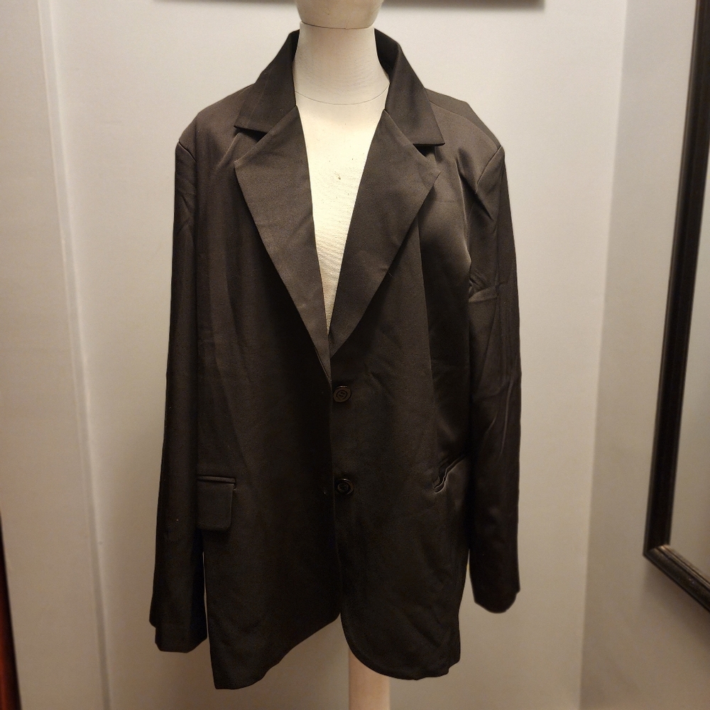 Plus Size Black Blazer 18W